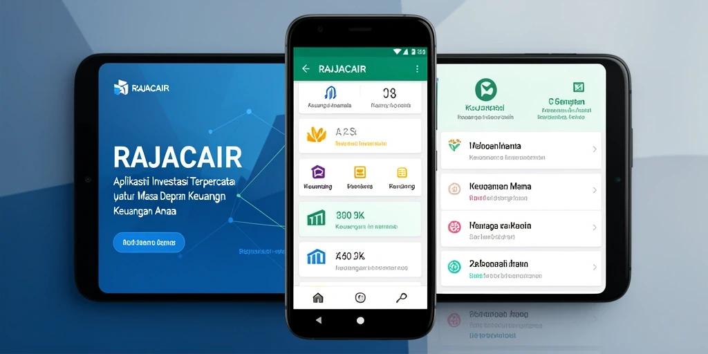 Antarmuka pengguna RAJACAIR yang modern dan informatif.