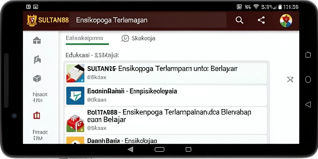 Tampilan antarmuka pengguna SULTAN88 yang informatif dan menarik.